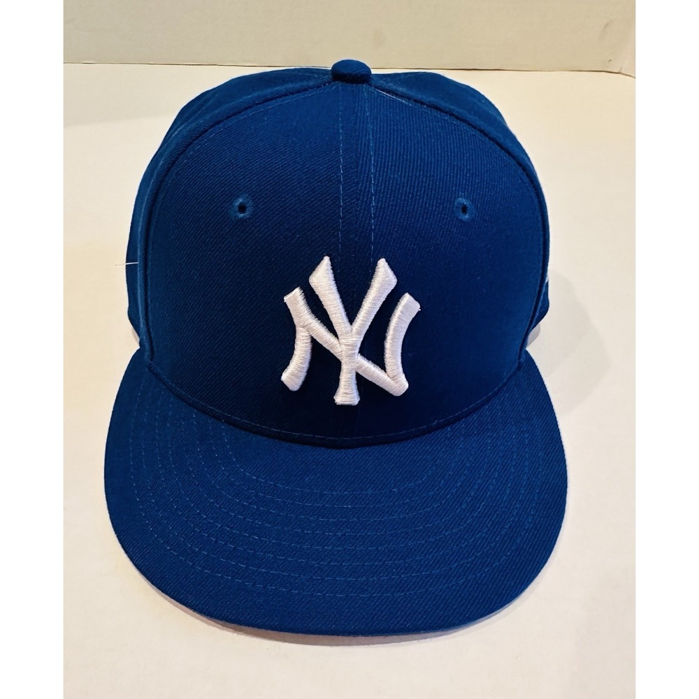 New York Yankees New Era 59Fifty Genuine Merchandise Blue Hat Fitted Size 7